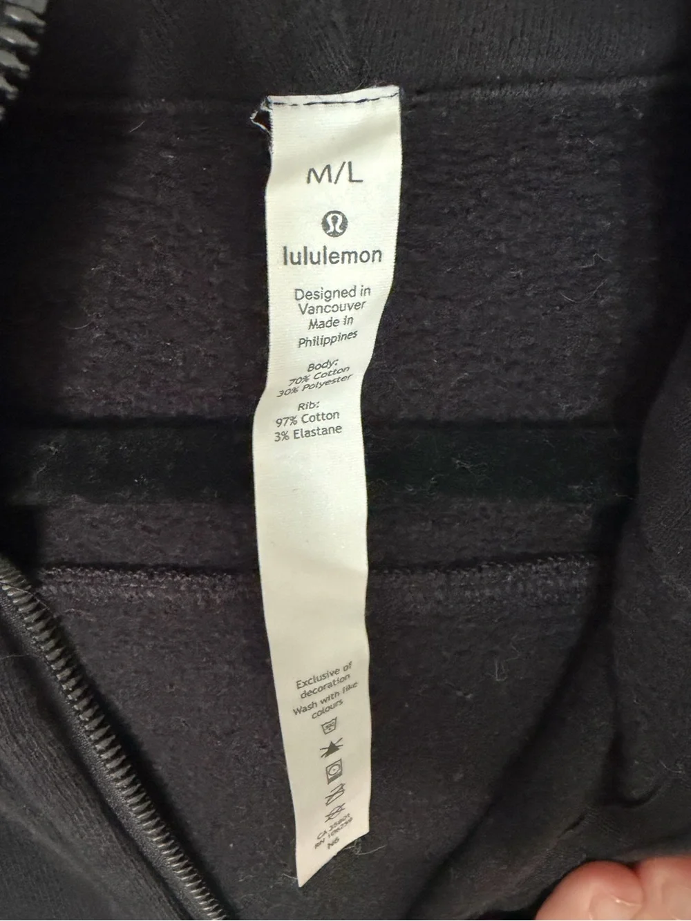Lululemon Scuba Oversized Half-Zip Cropped Hoodie